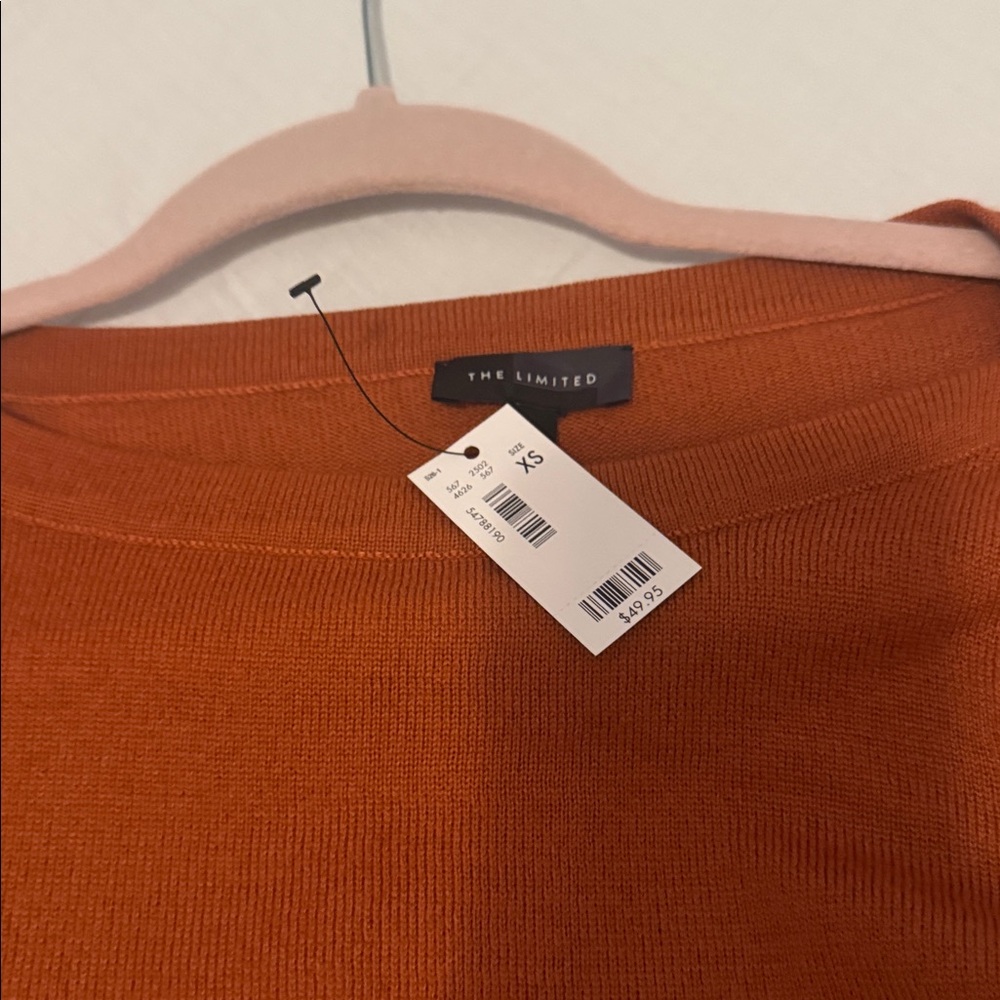 The Limited Women's Burnt Orange Sweater - Picture 2 of 3
